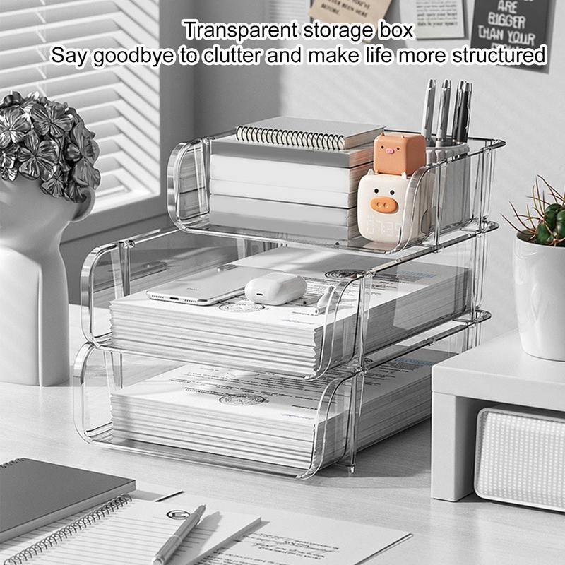 Binder Storage Box - Organizer da Scrivania per Ufficio, Cassetto