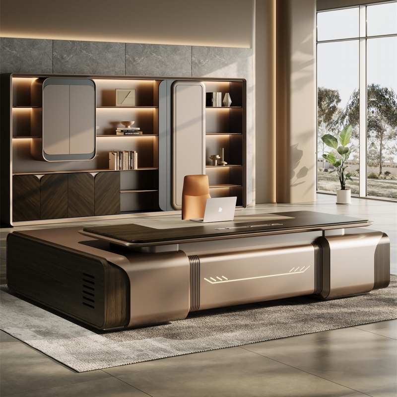 Xh Office Furniture - Set di sedie, scrivania direzionale e