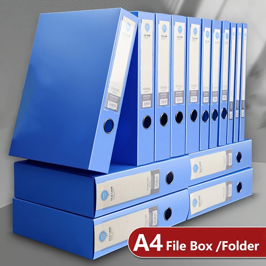 Binder Storage Box - Cartelle di file A4 pieghevoli da