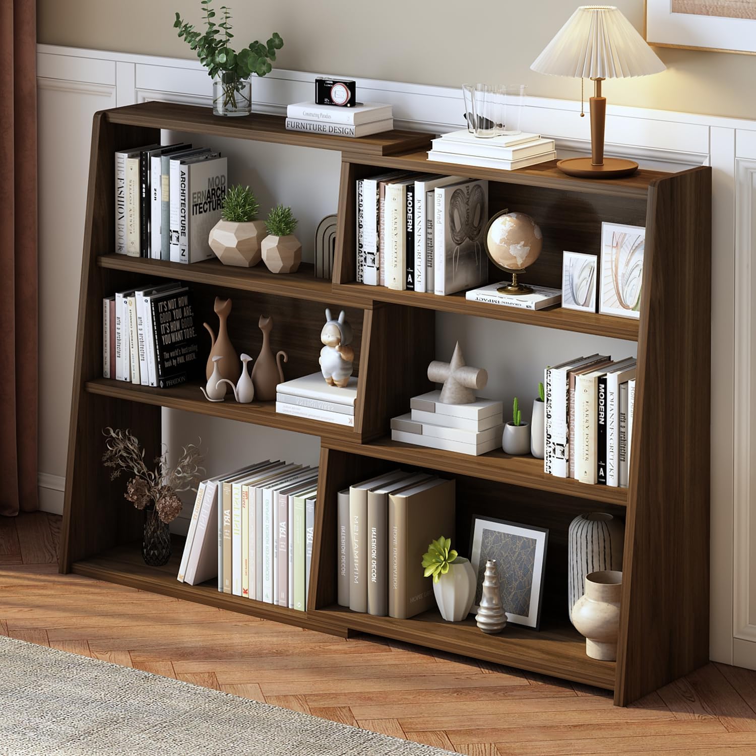 Office Furniture For Small Spaces - Libreria a 3 livelli in legno