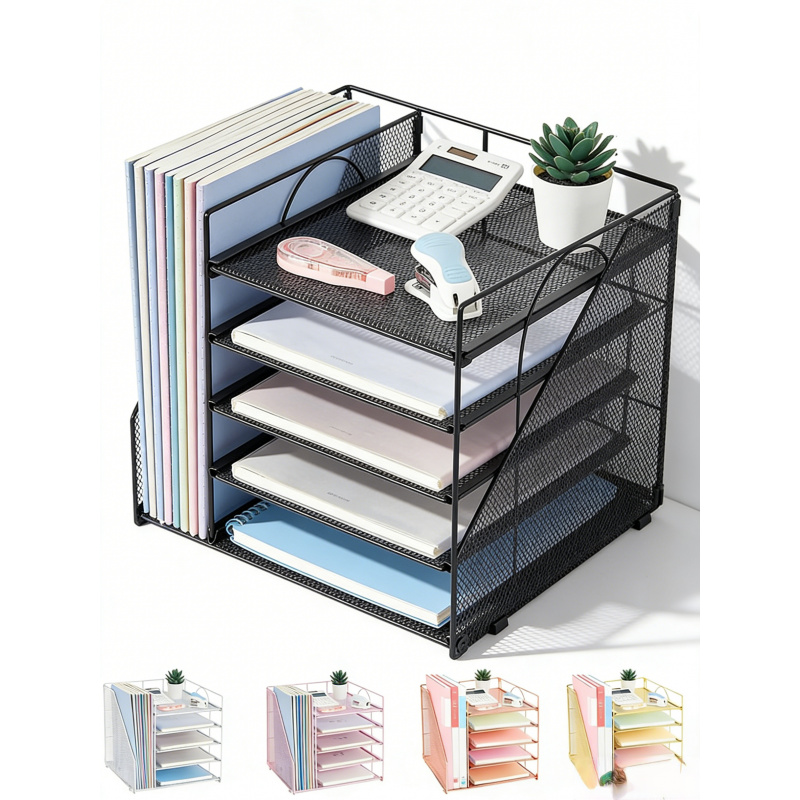 Binder Storage Box - Portadocumenti in carta a 5 strati,