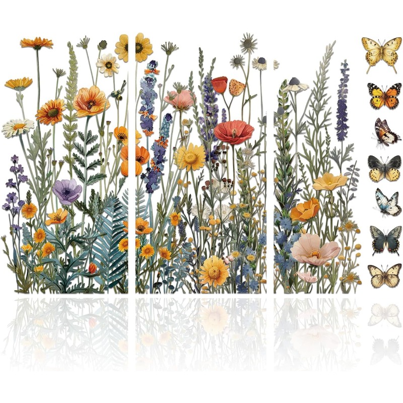 Office Furniture Loft - 3 pezzi di fiori di campo