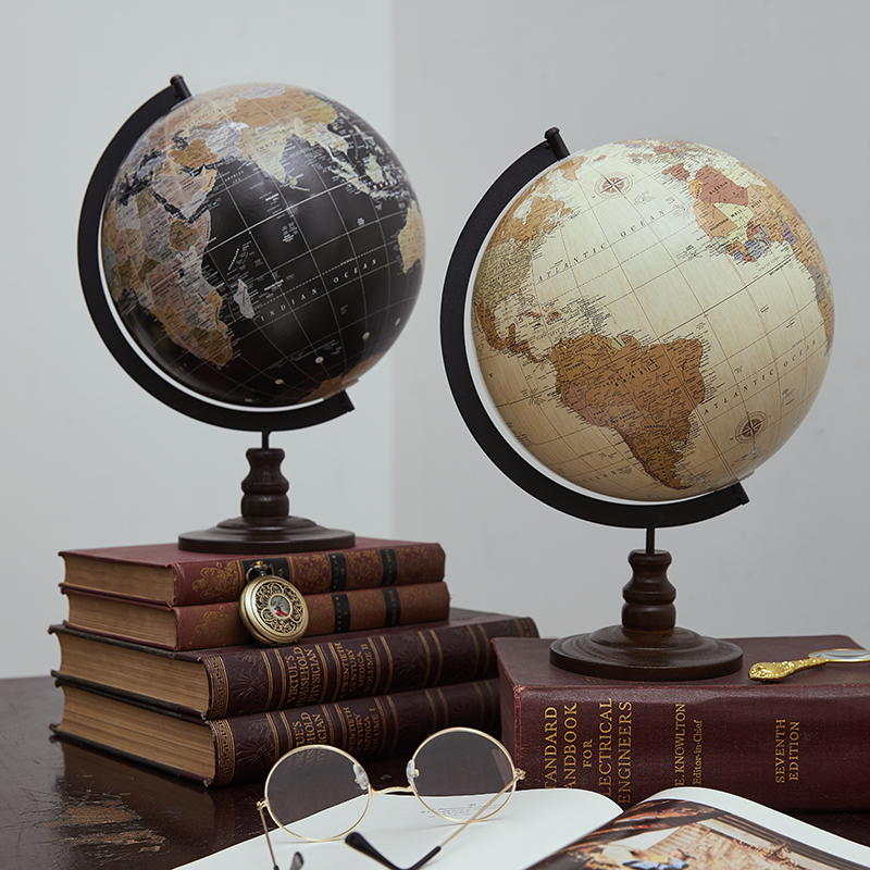Office Furniture Loft - Mondo Globo Mapa vintage europeo Globo
