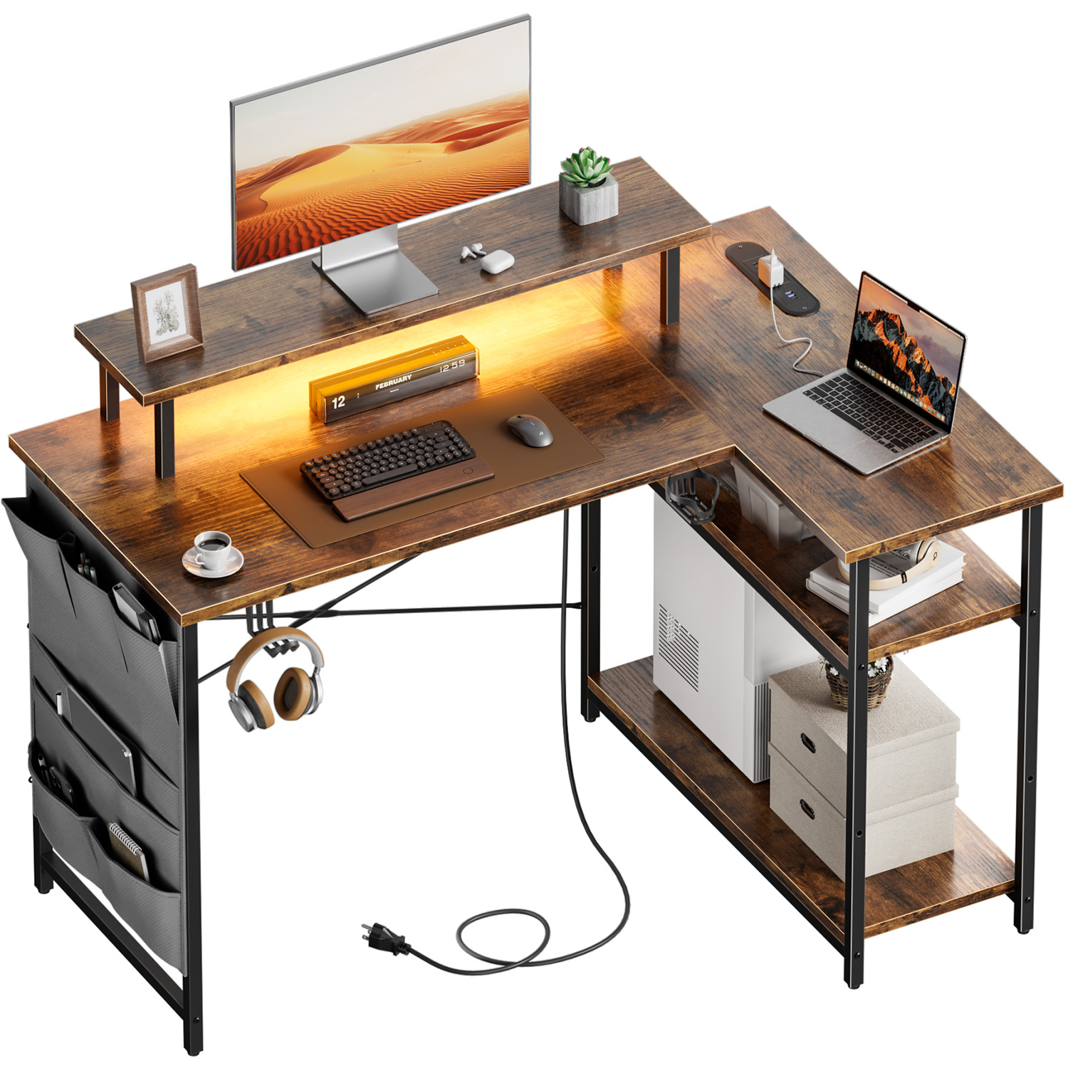 Scrivania per Computer a Forma - Office Furniture For Small Spaces recensione e prezzo