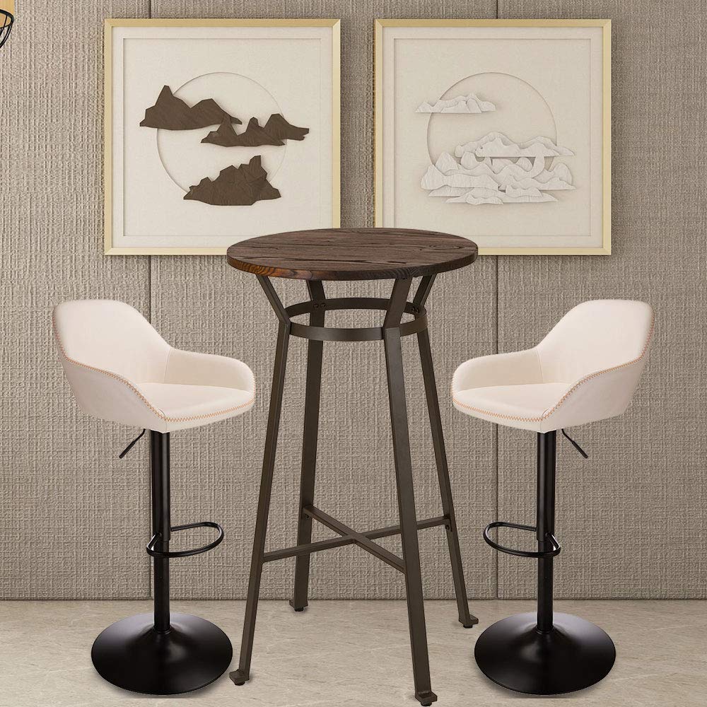 Set di 3 Tavoli da Pub e Sgabe - Office Furniture For Small Spaces recensione e prezzo