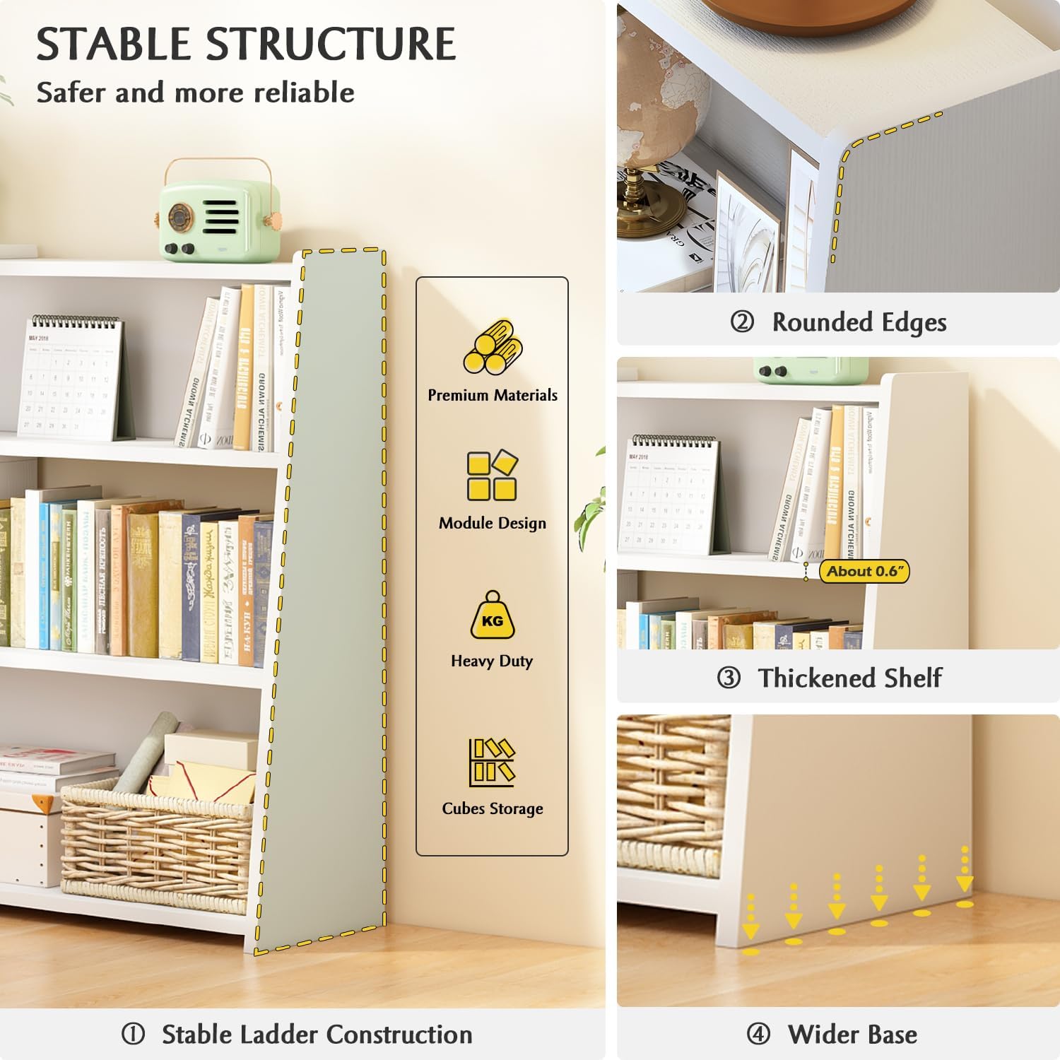 Libreria a 3 livelli in legno  - Office Furniture For Small Spaces recensione e prezzo