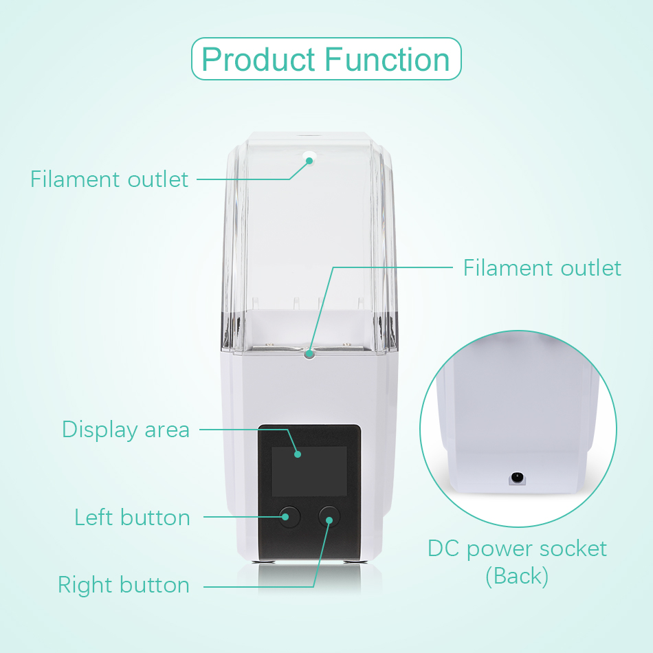 SUNLU Essiccatore per filament - Binder Storage Box recensione e prezzo