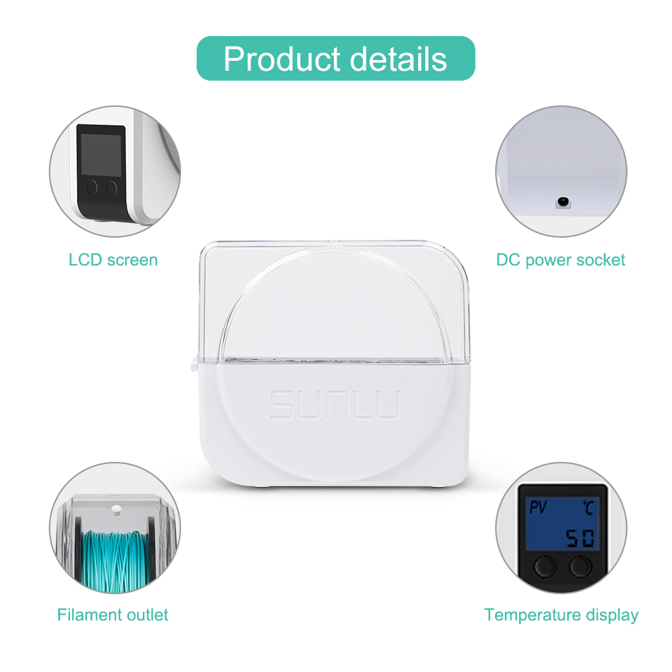 SUNLU Essiccatore per filament - Binder Storage Box recensione e prezzo